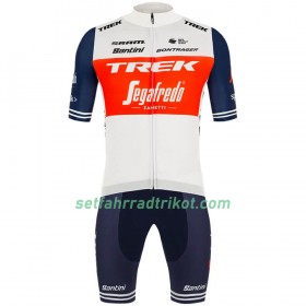 Fahrradbekleidung Radtrikot Kurzarm + Trägershorts 2020 Trek-Segafredo N001